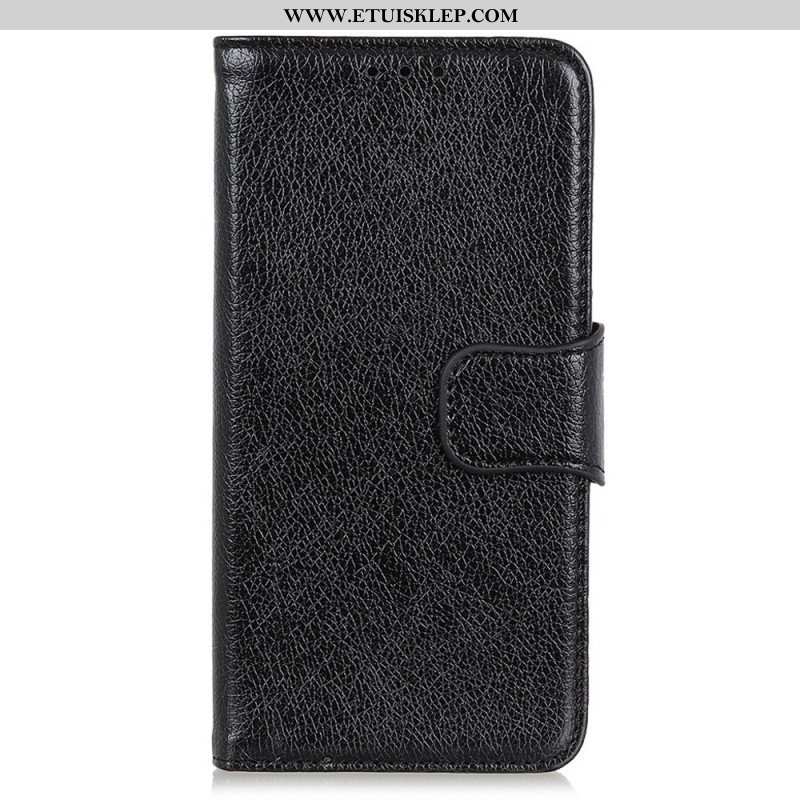 Etui Folio do OnePlus 10T 5G Dwoina Skóry Nappa